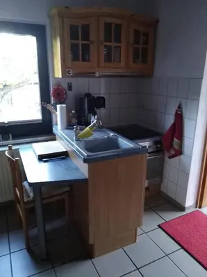 Küche/Küchenzeile in der Unterkunft Ferienhaus Ullrich