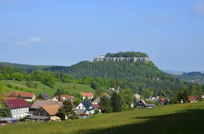 Naturlandschaft in der Nähe des Ferienhauses