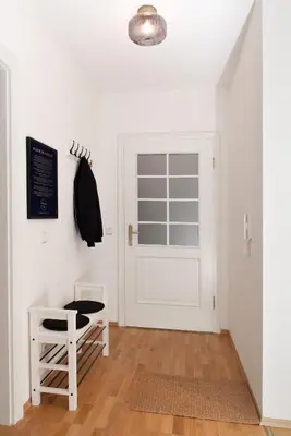 Grundriss der Unterkunft Kaßberg Apartment im Retro-Stil / Netflix & WIFI