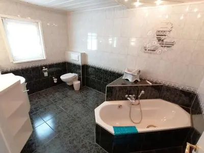 Ein Badezimmer in der Unterkunft Ferienhaus Ostwald