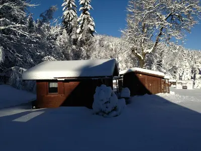 Ferienhaus Bikehütte Rehnhäusl im Winter