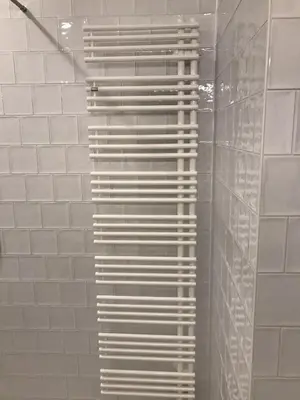 Ein Badezimmer in der Unterkunft Ferienwohnung New Town