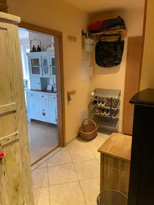 Küche/Küchenzeile in der Unterkunft Dachterrassen Idylle über den Dächern Dresdens
