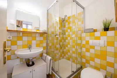 Ein Badezimmer in der Unterkunft Altstadtwohnung in TOP-Lage nähe Zwinger (App2)