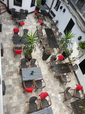 Ein Restaurant oder anderes Speiselokal in der Unterkunft Hotel Weißes Roß