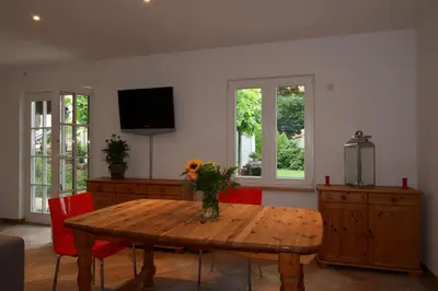 TV/Unterhaltungsangebot in der Unterkunft Ferienhaus an der Plantage