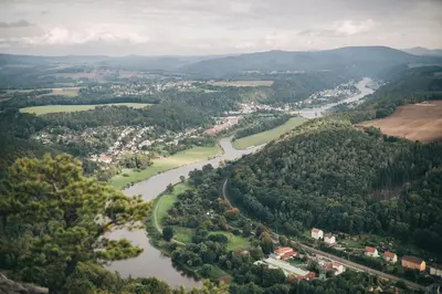 Naturlandschaft in der Nähe der Ferienwohnung