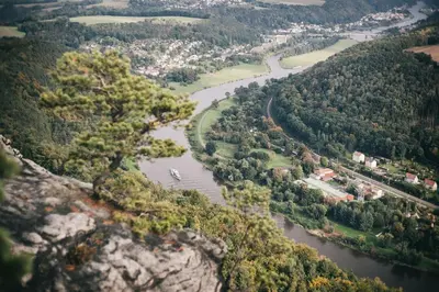 Naturlandschaft in der Nähe der Ferienwohnung