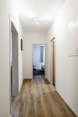 Ein Bett oder Betten in einem Zimmer der Unterkunft Familienapartment nahe der Frauenkirche