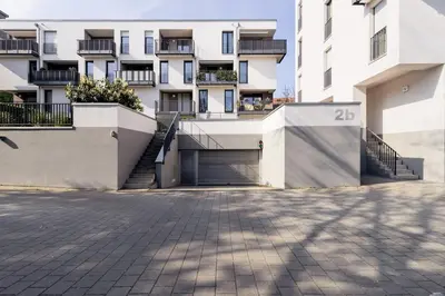 Das Gebäude in dem sich die Ferienwohnung befindet
