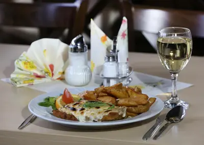 Essen in der Pension oder in der Nähe