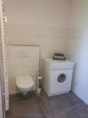 Ein Badezimmer in der Unterkunft Ferienwohnung Wanderglück