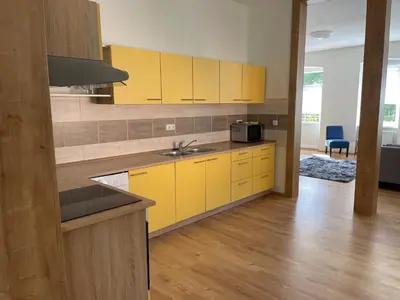 Küche/Küchenzeile in der Unterkunft Apartments Badallee 4