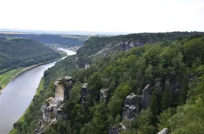 Naturlandschaft in der Nähe des Ferienhauses