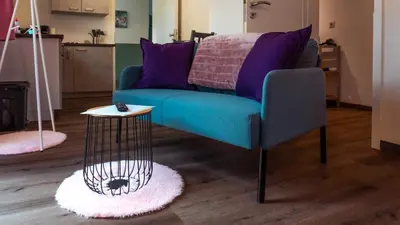 Ein Sitzbereich in der Unterkunft Appartementhaus- Bredner / Appartement II