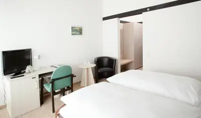 TV/Unterhaltungsangebot in der Unterkunft Hotel Abendroth