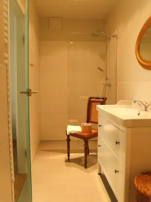 Ein Badezimmer in der Unterkunft Gartenhaus Auguste