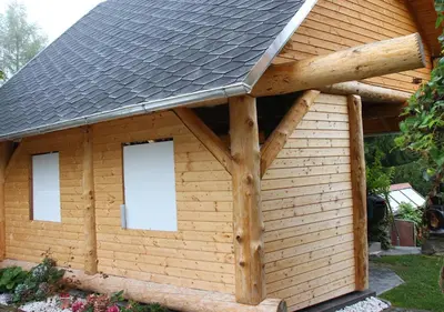 Das Gebäude in dem sich die Ferienwohnung befindet