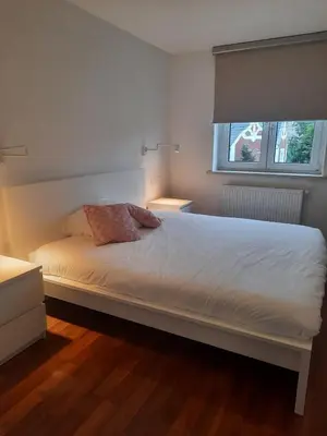 Ein Bett oder Betten in einem Zimmer der Unterkunft Precioso apartamento, aparcamiento gratis