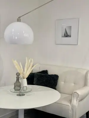 Ein Sitzbereich in der Unterkunft Appartement Mond
