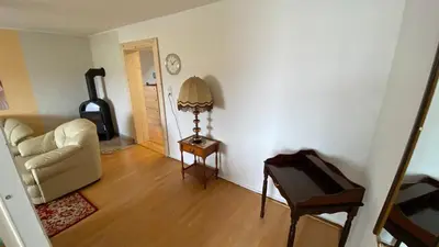 Ein Sitzbereich in der Unterkunft Schröder's Motel