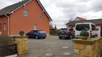 Grundriss der Unterkunft Ferienwohnung mit Pool am Stadtrand von Dresden