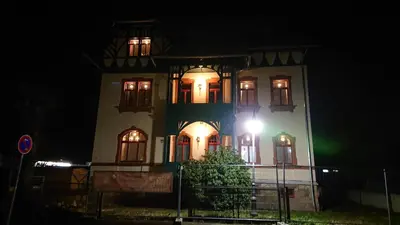 Das Gebäude in dem sich die Ferienwohnung befindet