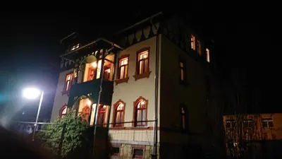 Das Gebäude in dem sich die Ferienwohnung befindet