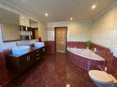 Ein Badezimmer in der Unterkunft Ferienhaus Victoria