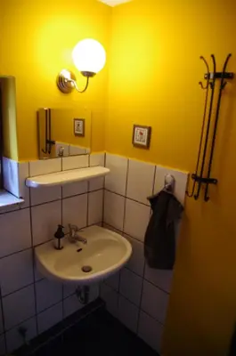 Ein Badezimmer in der Unterkunft Ferienwohnung Eva