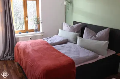 Ein Bett oder Betten in einem Zimmer der Unterkunft Design Studio - Netflix, Nespresso, Zentral