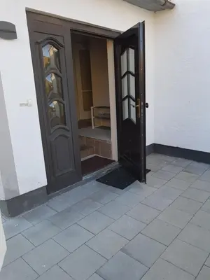 Eine Fassade oder ein Eingang zu Ferienwohnung Fam. Schade