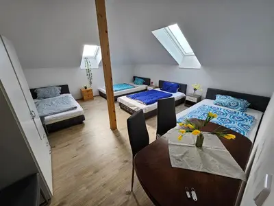 Ein Bett oder Betten in einem Zimmer der Unterkunft Wohngemeinschaft- einzelne Zimmer