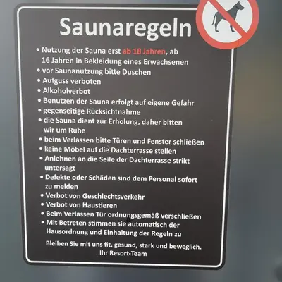 Ein Zertifikat, Auszeichnung, Logo oder anderes Dokument, das in der Unterkunft schwimmende Ferienwohnung Sundowner ausgestellt ist