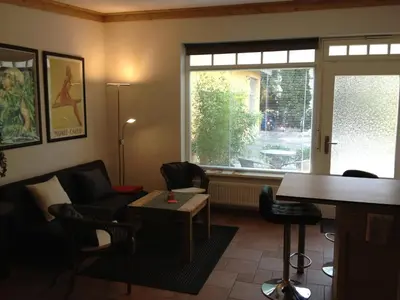 Ein Sitzbereich in der Unterkunft Ferienwohnung 3 - a63699