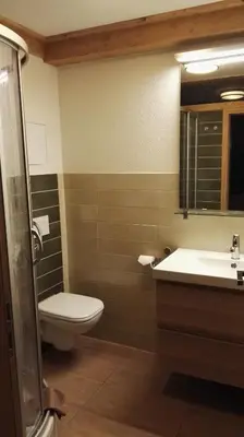 Ein Badezimmer in der Unterkunft Ferienwohnung 3 - a63699