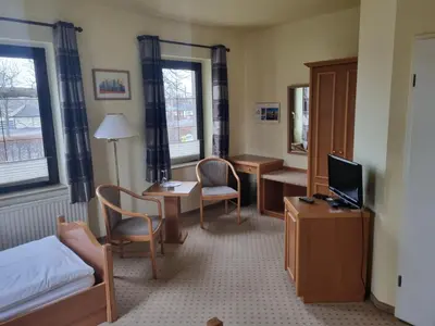 TV/Unterhaltungsangebot in der Unterkunft Altes Teichhaus - Pension Ottendorf-Okrilla