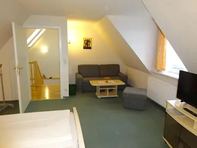 TV/Unterhaltungsangebot in der Unterkunft Ferienwohnung Pension Sigwarth
