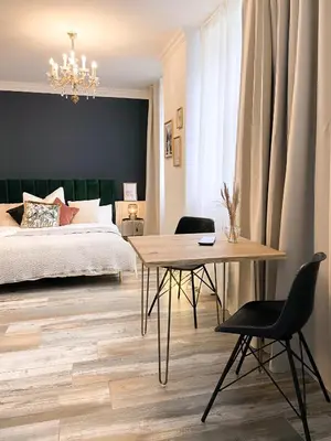 Ein Bett oder Betten in einem Zimmer der Unterkunft New Deluxe Studio Apartment in quiet back house