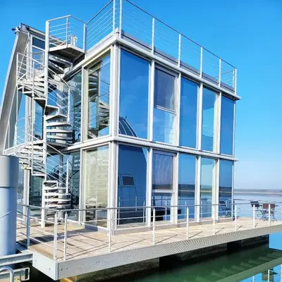 schwimmende Ferienwohnung Rooftop