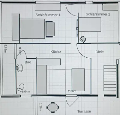 Grundriss der Unterkunft Haus MaRi