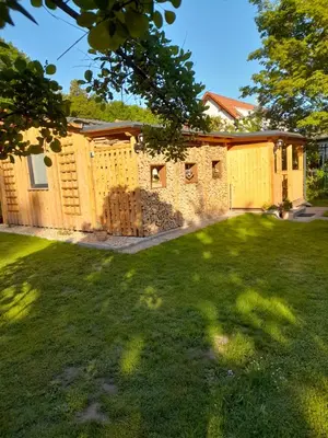 Das Gebäude in dem sich die Ferienwohnung befindet