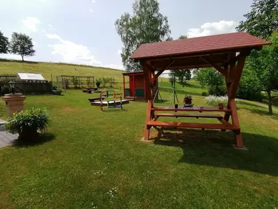 Ein Garten an der Unterkunft Schaffrath´s - Ferienhaus