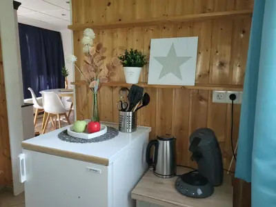 Kaffee-/Teezubehör in der Unterkunft Bungalow Ulf