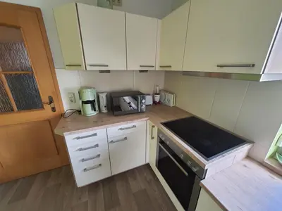 Küche/Küchenzeile in der Unterkunft Ferienhaus Am Pilgerweg