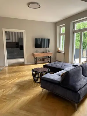 TV/Unterhaltungsangebot in der Unterkunft Helle Terrassenwohnung in Traumlage von Dresden