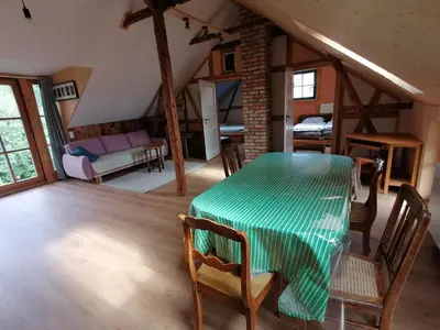 Ein Bett oder Betten in einem Zimmer der Unterkunft Ferienwohnung Villa Claudia
