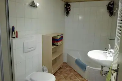 Ein Badezimmer in der Unterkunft Ferienwohnungen Marle