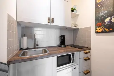 Küche/Küchenzeile in der Unterkunft Große Altstadtwohnung in TOP Lage Zentrum