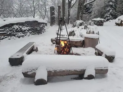 hutzenAlm im Winter